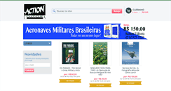 Desktop Screenshot of loja.actioneditora.com.br